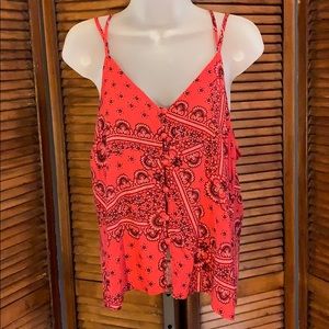 BUCKLE Paisley print tank top